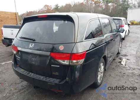 2016 Honda Odyssey Se z USA, uszkodzony, nr VIN 5FNRL5H34GB123838